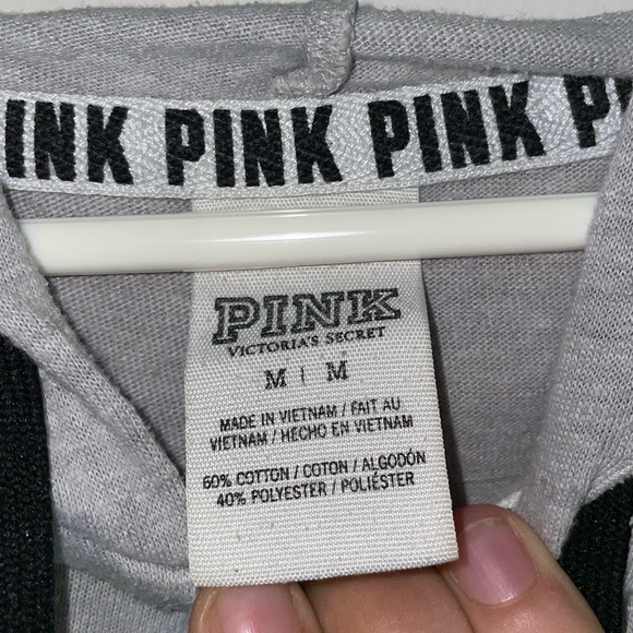 Victoria Secrets Pink Zip Up Hoodie - Picture 4 of 4